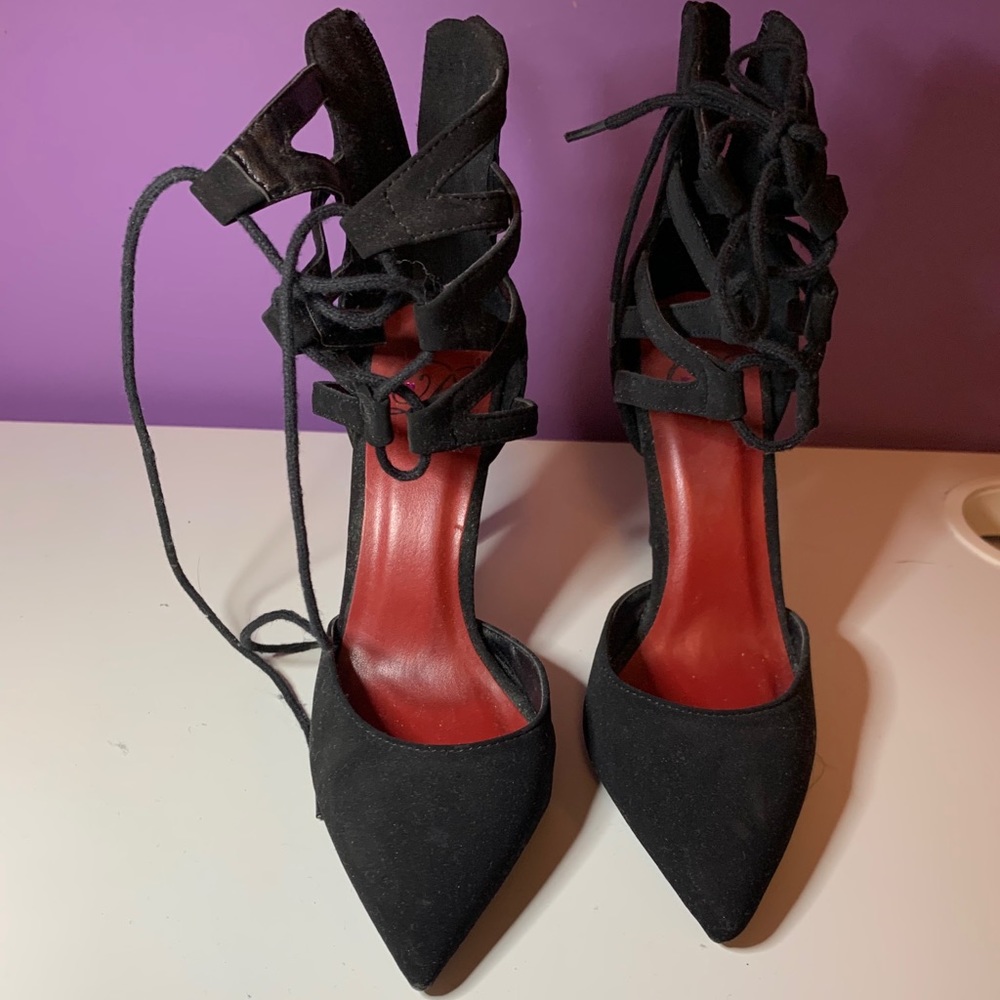 Lace Up Heels